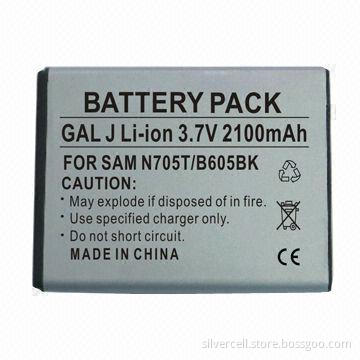 Li-ion Battery for Samsung B605BK with 2,100mAh Capacity